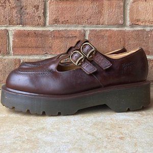 very rare vtg 90s dr. martens MIE 8305 platform mary janes